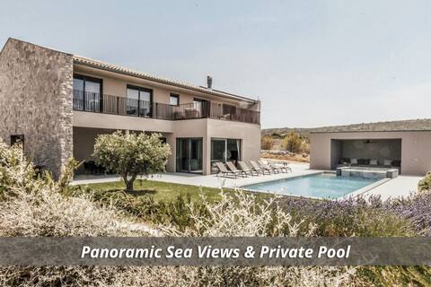 Private Adriatic Villa with Pool & Panoramic Views