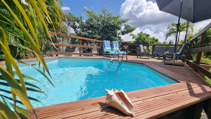 La Villa Rainbow - 8 Voyageurs - 3 Chambres - Guadeloupe