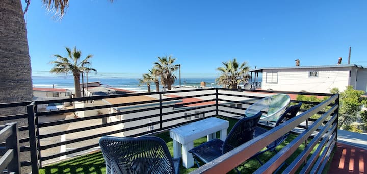 Casa Colibri | Rooftop + Beach Cottage + Sea Views - Ensenada