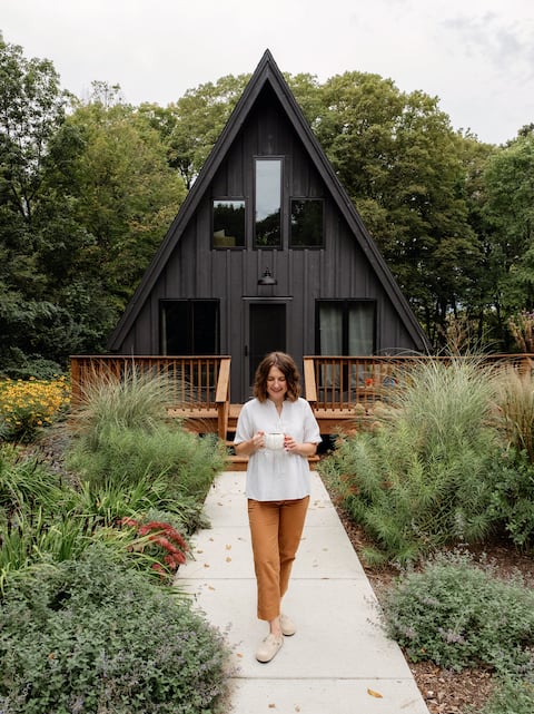 Elkhart A-Frame, Wooded Retreat near Road America
