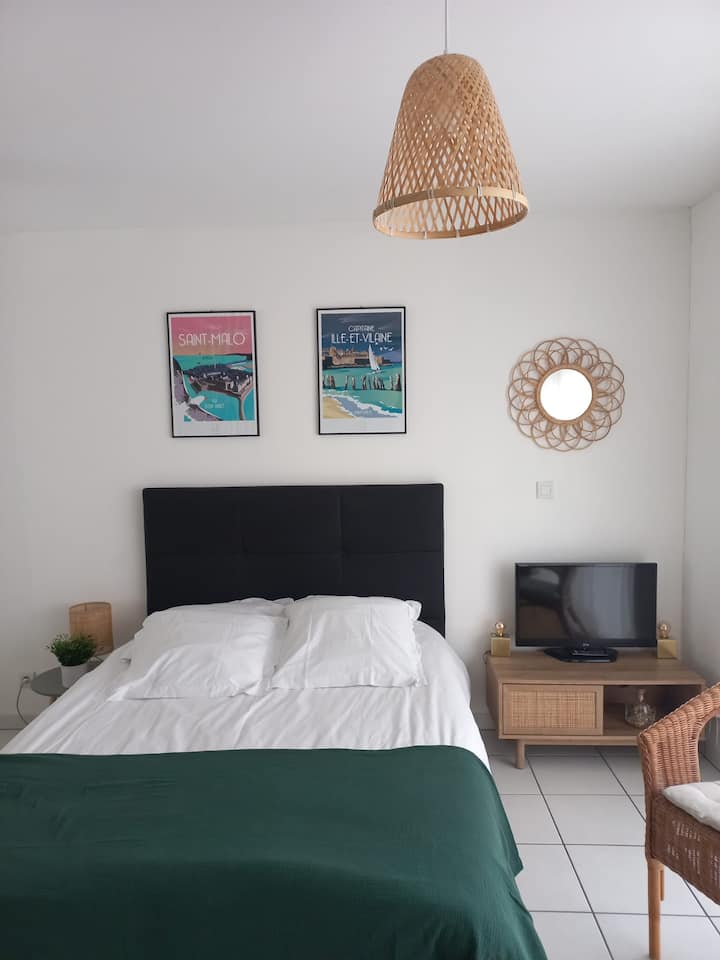 Studio Avec Parking Proche Gare Et Plage - Saint-Malo