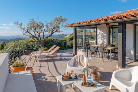 Villa 10p Vue Mer Grande Piscine et Dépendance