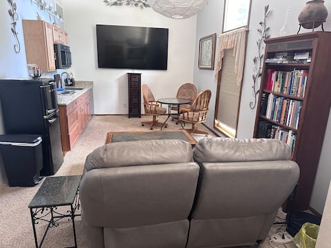Private Suite: 2 Bedrms FamilyRoom Bath Kitchen AC