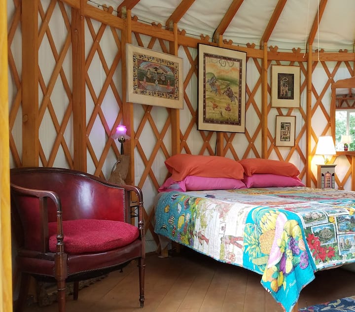Phoenicia Cozy Yurt With Secret Meadow & Tiny Pond - Phoenicia, NY