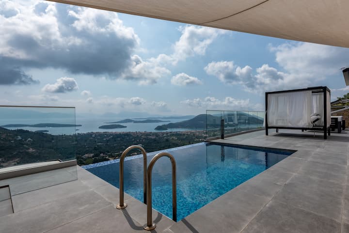 Villa Green With Private Pool  And Heated Jacuzzi - Лефкас