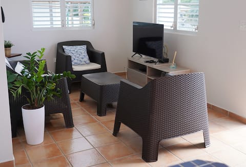 Top performing Airbnb: Boqueron Blue House in Pole Ojea