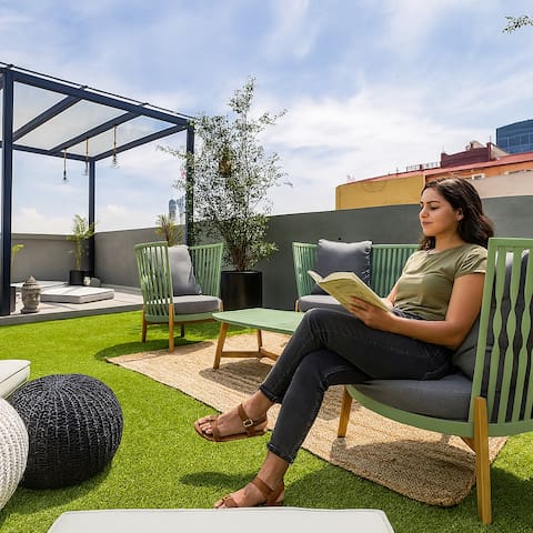 Urban Comfort Near Hotspots | Rooftops+Gym+B/Ctr