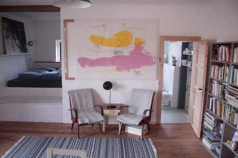 Top performing Airbnb: Farm in the middle of a wild garden in Jihočeský