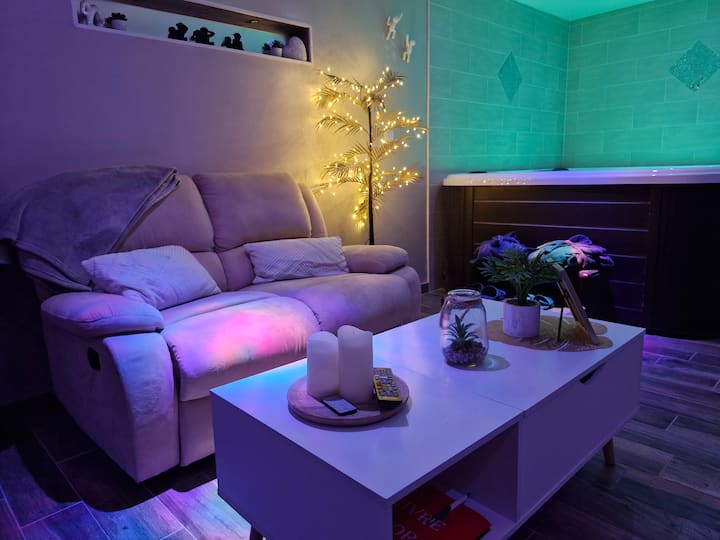 Studio Cosy Avec Jacuzzi Parking Wifi Et Terasse - Pas-de-Calais