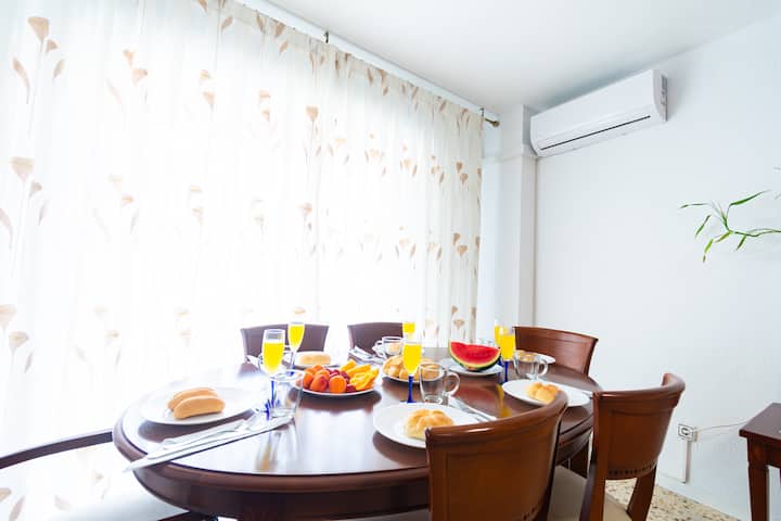 2nd Beach Line, Downtown And Fully Equipped - Águilas