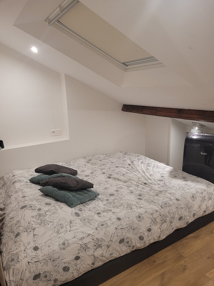 bed 160x200cm
mobile air conditioner 