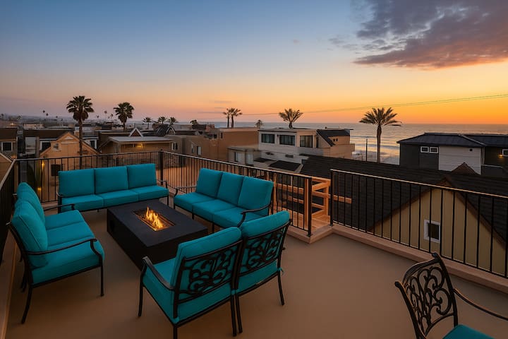 Oceanview Mission Beach Home 2025 Remodel 4Bedroom