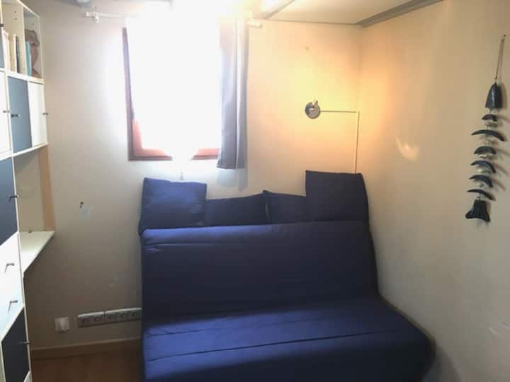 2 seater BZ sofa on the mezzanine .