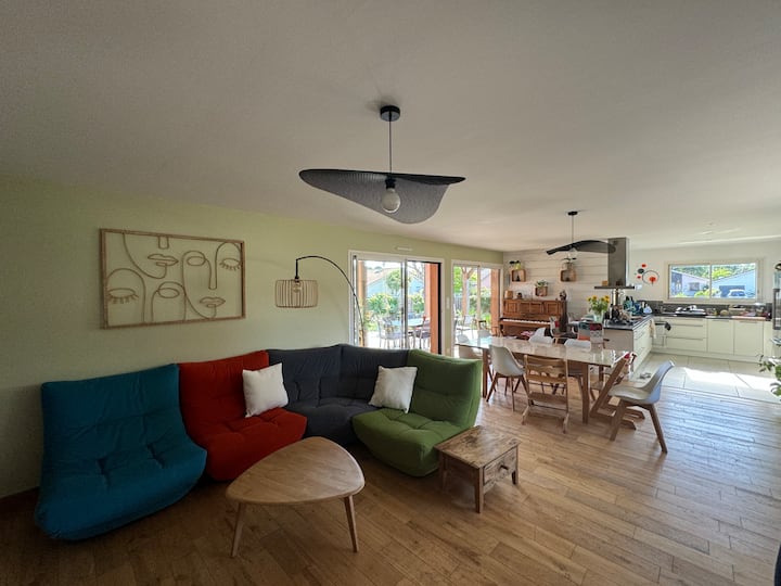 Maison 150 M2, Piscine Chauffée, 2 Kms De La Plage - Mimizan