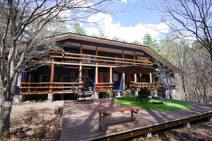 【Forest Villa Karuizawa A】ハルニレテラスから15分！森の中のvilla！ - 吾妻郡