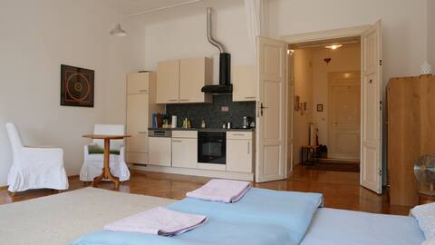 Top performing Airbnb: Beautiful, bright old building apartment in the center in Lend