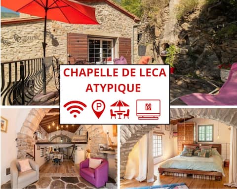 Chapelle atypique gd confort, WIFI, jardin clos