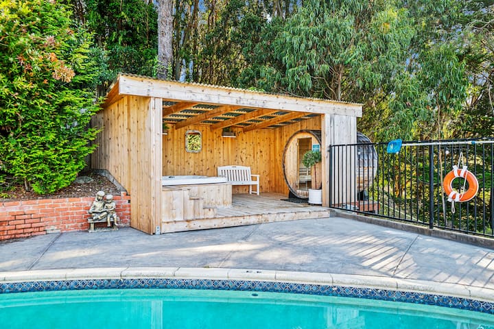 Serene Canyon Private Villapoolhottubsauna Retreat Str Permit Number:14614552 - Pacifica, CA