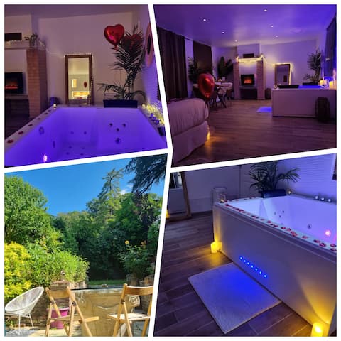 Luxury cocooning suite private spa 20 m from Paris