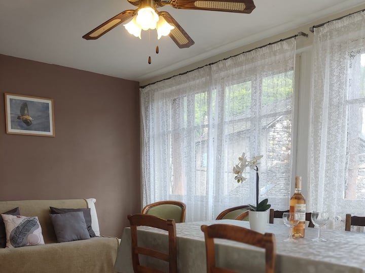 Maison Saury 'La Terrasse" Au Coeur D'ispagnac - Quézac