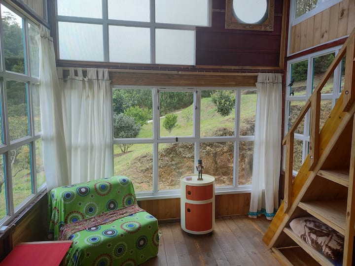 "Amatista" Work &Unplug In A Cozy Cabin. - Marinilla