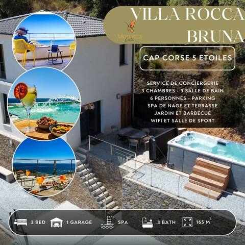 VILLA ROCCA BRUNA, LE CAP CORSE 5 ETOILES