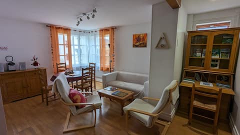 Successful Airbnb property: townhouse with garden, ground floor apartment in Gérardmer