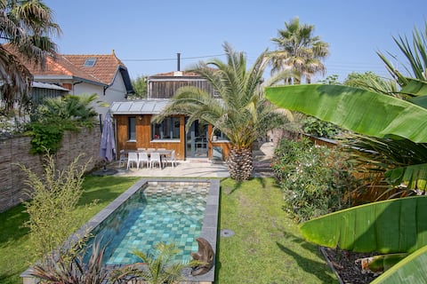 Cabin-style house 400 meters from the Basin