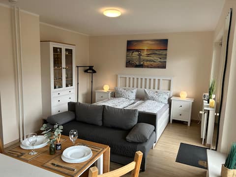 Successful Airbnb property: FeWo Ritthoff Perlebucht - With beach chair by the sea in Büsum