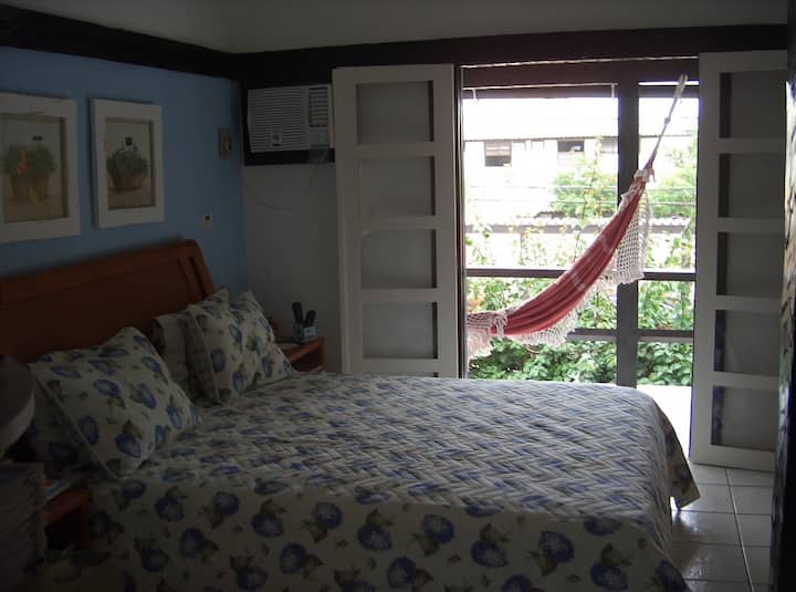 MAIN ROOM, STREET FACING VIEW, LOCATED ON THE SECOND FLOOR OF THE HOUSE WITH DIRECT ACCESS TO A SPACIOUS BALCONY. 