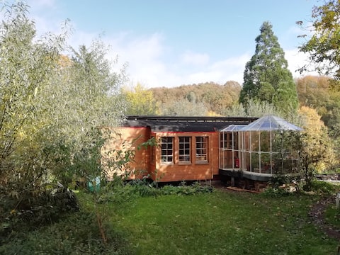 Circus Wagon Star Tent with Sauna