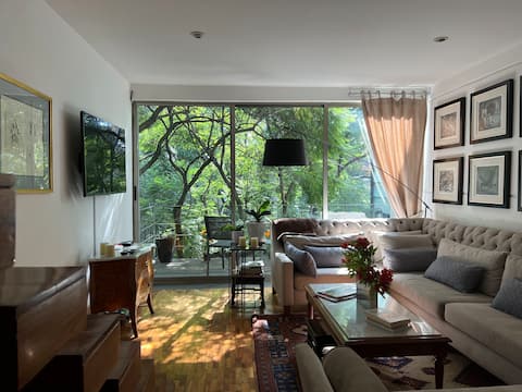 Top Airbnb: Next to Bosque de Chapultepec, exclusive. in Miguel Hidalgo