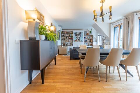 Air condition, two bathrooms, two terraces