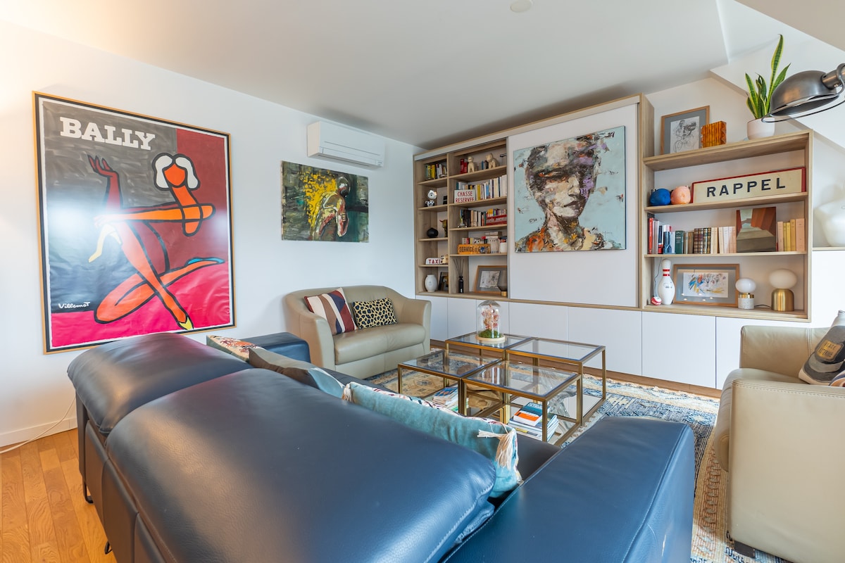 Propriété Airbnb réussie: Large family apartment, AC, 6-min walk to metro à Clichy
