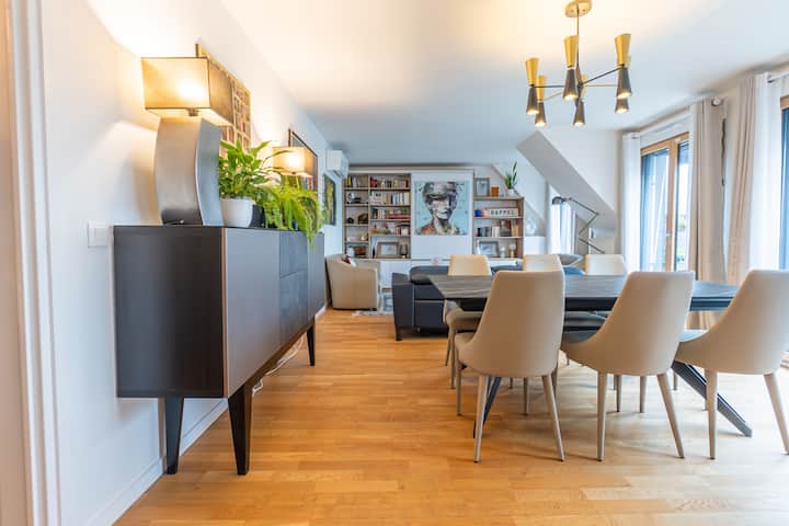 Family Apartment (112 Sqm), 6-min Walk To Metro - Clichy