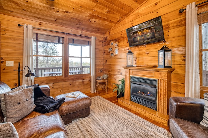 Bring Your Dog | Cozy Cabin With Mountain Views - Blue Ridge, GA