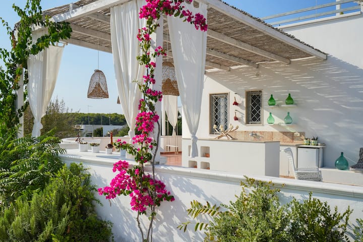 Villa Alba Beach House 5 Minutes From Beach - Leporano