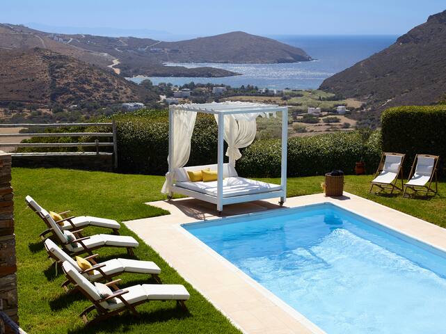 Villa Helias 4Bed Lux Retreat, Private Pool, Gym gallery image 4