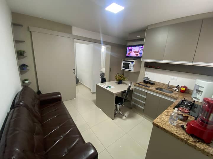Flat Aconchegante No Centro De Poços De Caldas - Poços de Caldas