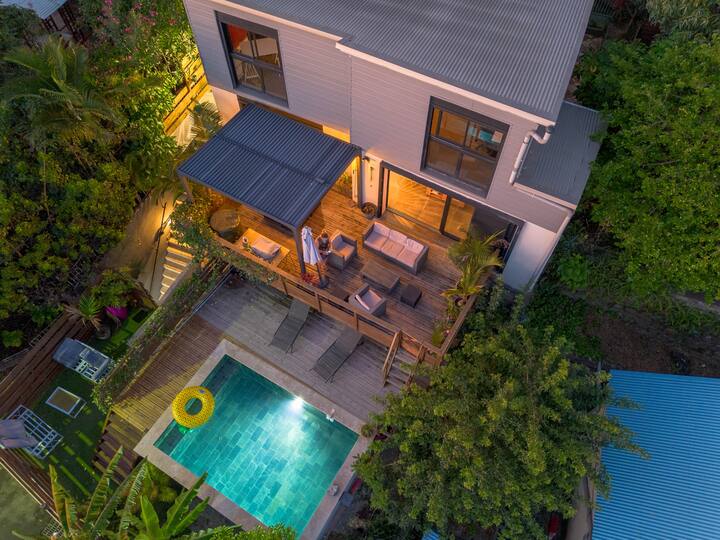 Maison Cosy Avec Piscine Chauffée Vue Océan Indien - La Réunion