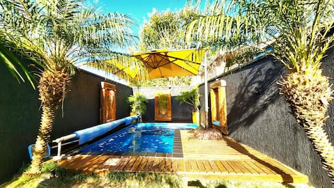 BANGALÔ DAS LAGARTIXAS A warm pool just for you!!