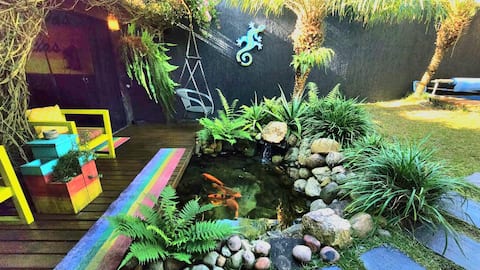 BANGALÔ DAS LAGARTIXAS A warm pool just for you!!