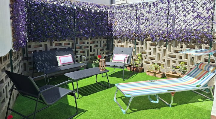 Apartamento En Pleno Centro Con Terraza Interior - Santander