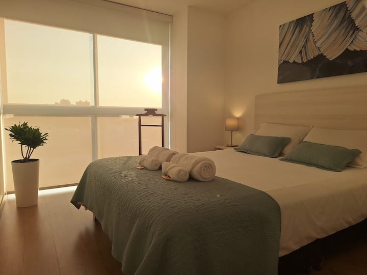 Საძინებელი № 1 კომფორტული საწოლით 