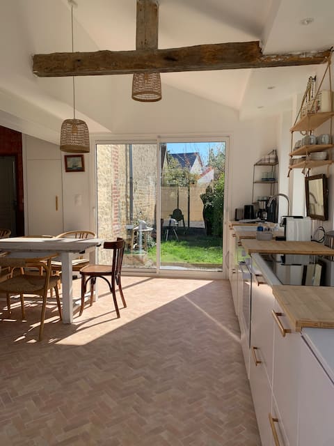 House with garden, Sea, Cabourg, Dives, 12 people