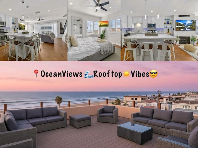 Oceanview! 2Br Loft + Rooftop Deck Ultra Modern