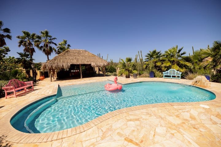 Aruba Hidden Garden 2 Bedroom House With Pool - Aruba