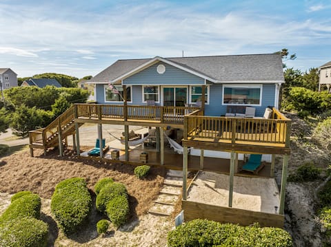 Top performing Airbnb: Private Coastal Haven | 2nd Row, Spectacular views in Emerald Isle