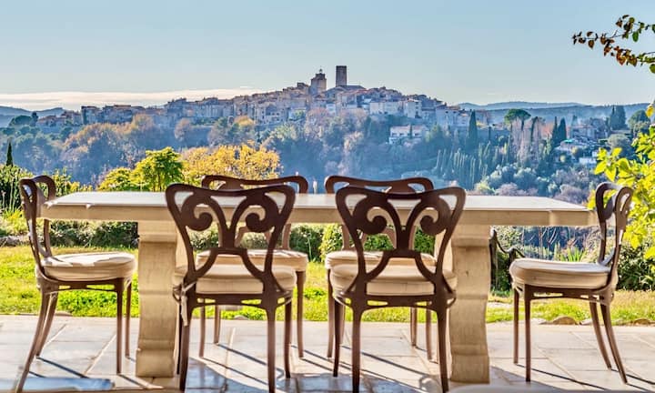Vue Superbe, Grande Propriété, Piscine Chauffée - Saint Paul de Vence