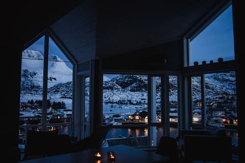 Panorama X Lofoten - near Reine, Hamnøy, Å & ferry